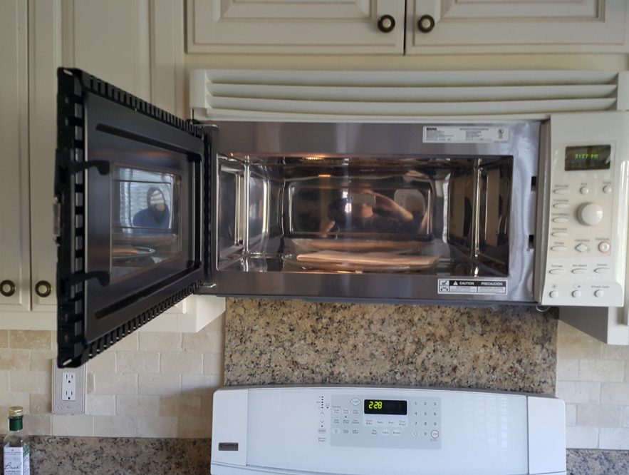 Fixing Microwave Handle that Broke Off
